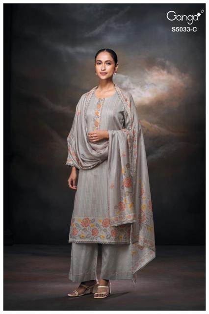 Ganga kenzie 5033 dress material wholesale with price